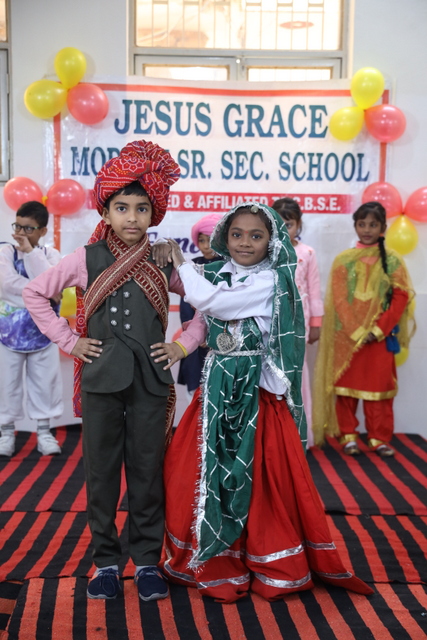 Student participating in school activity